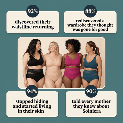 High-waisted postpartum shaping underwear