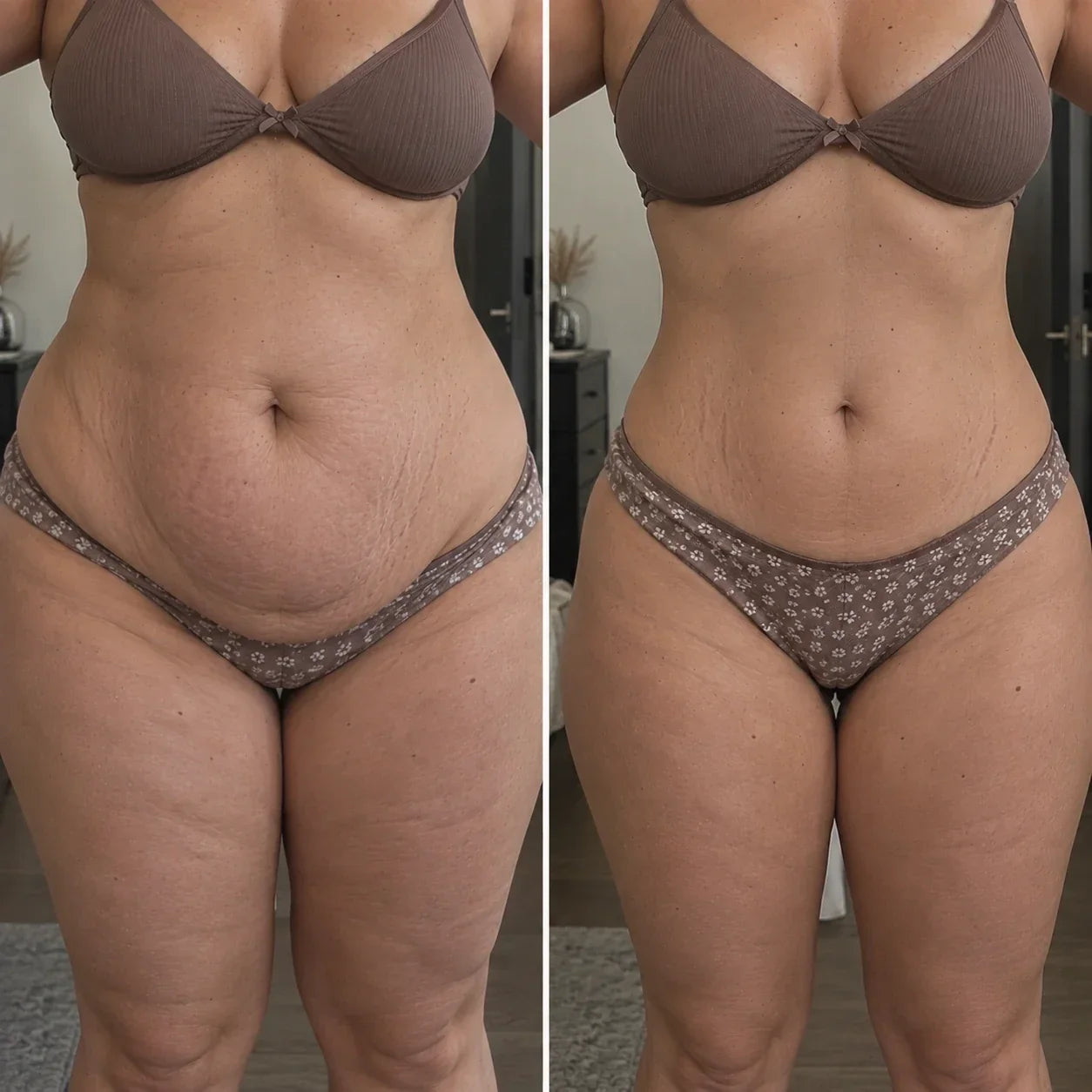 Megan before and after